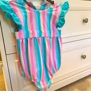 Stitchy Fish Bubble Romper size 18 Months